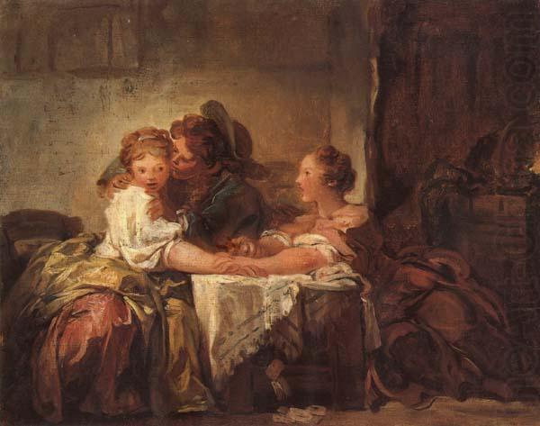 Jean Honore Fragonard A Kiss Won china oil painting image